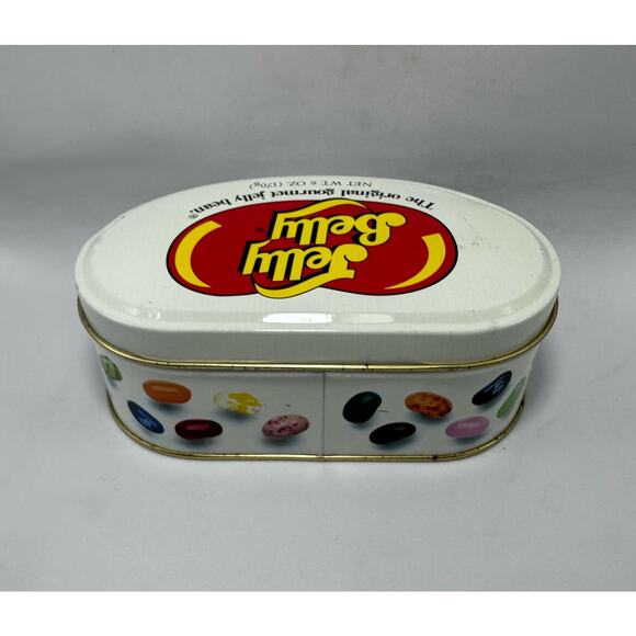 The Original Gourmet Jelly Bean Souvenir Metal Tin Canister 6oz (lil rust) - Picture 8 of 9